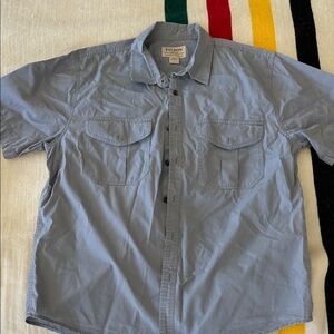 Filson Light Blue Button-Up Shirt